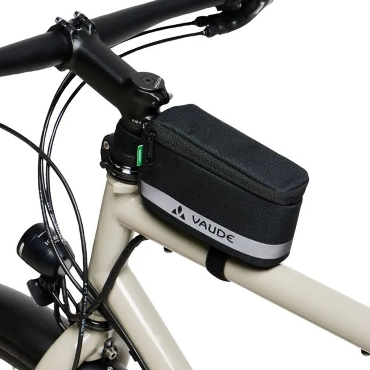 Vaude Top Tube Screw - On Top Bag - Black - Forza Sports