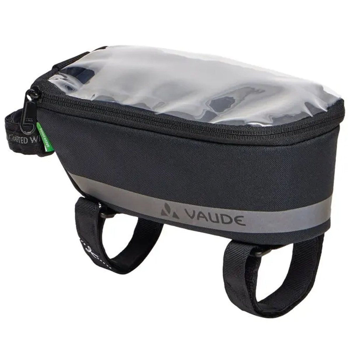 Vaude Top Tube Screw - On Top Mobile Phone Bag - Black - Forza Sports