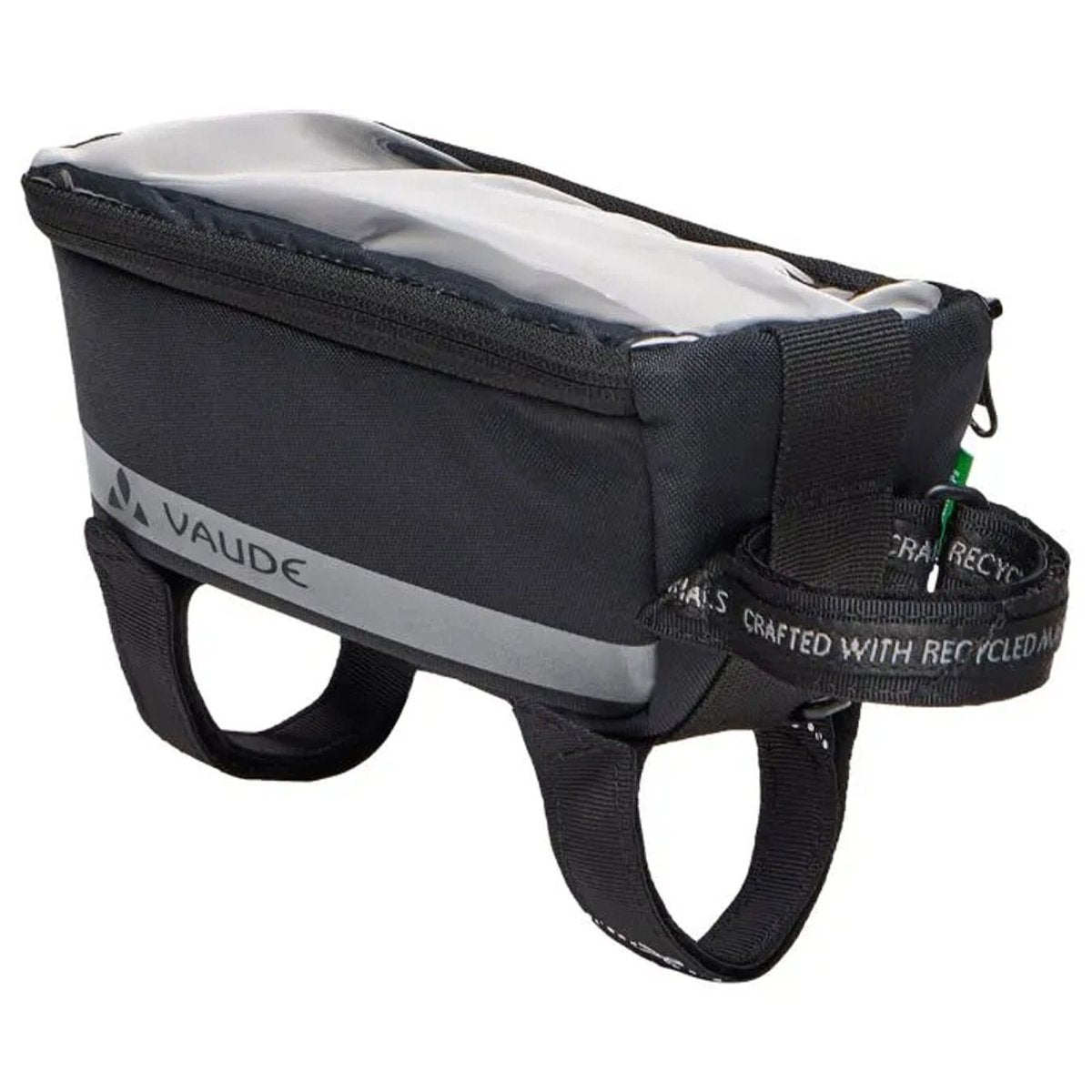 Vaude Top Tube Screw - On Top Mobile Phone Bag - Black - Forza Sports