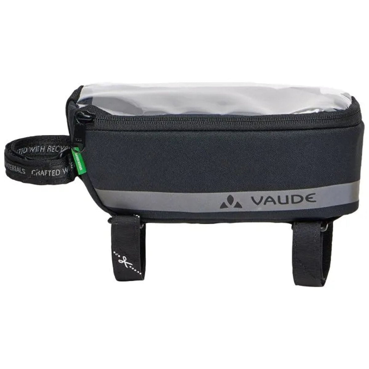 Vaude Top Tube Screw - On Top Mobile Phone Bag - Black - Forza Sports