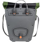 Vaude Aqua Back Print Single Rear Bike Pannier - Black/Green - Forza Sports