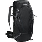 Vaude Asymmetric 52+8 L Trekking Backpack - Black - Forza Sports