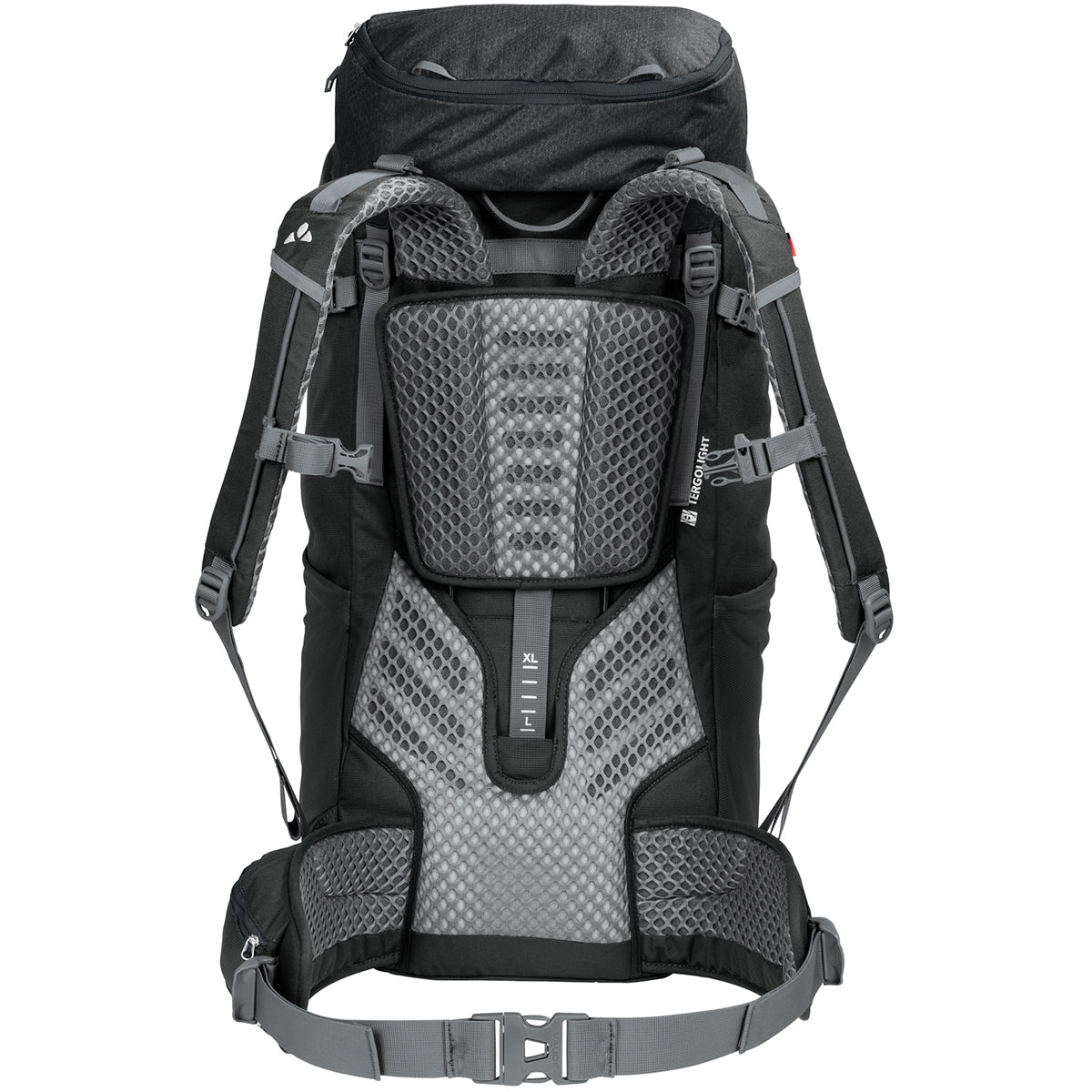 Vaude Asymmetric 52+8 L Trekking Backpack - Black - Forza Sports