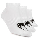 Venum Classic Footlet Socks 3-Pack - White/Black - Forza Sports