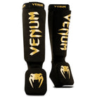 Venum Kontact Protective MMA Shin Instep Guards - Black/Gold - Forza Sports