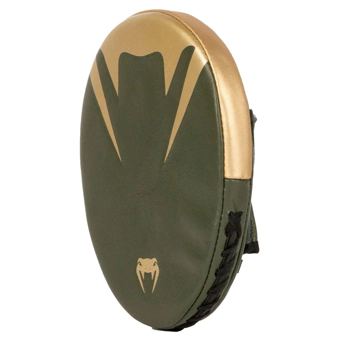 Venum Pro Boxing Flat Punch Mitts - Khaki/Gold - Forza Sports