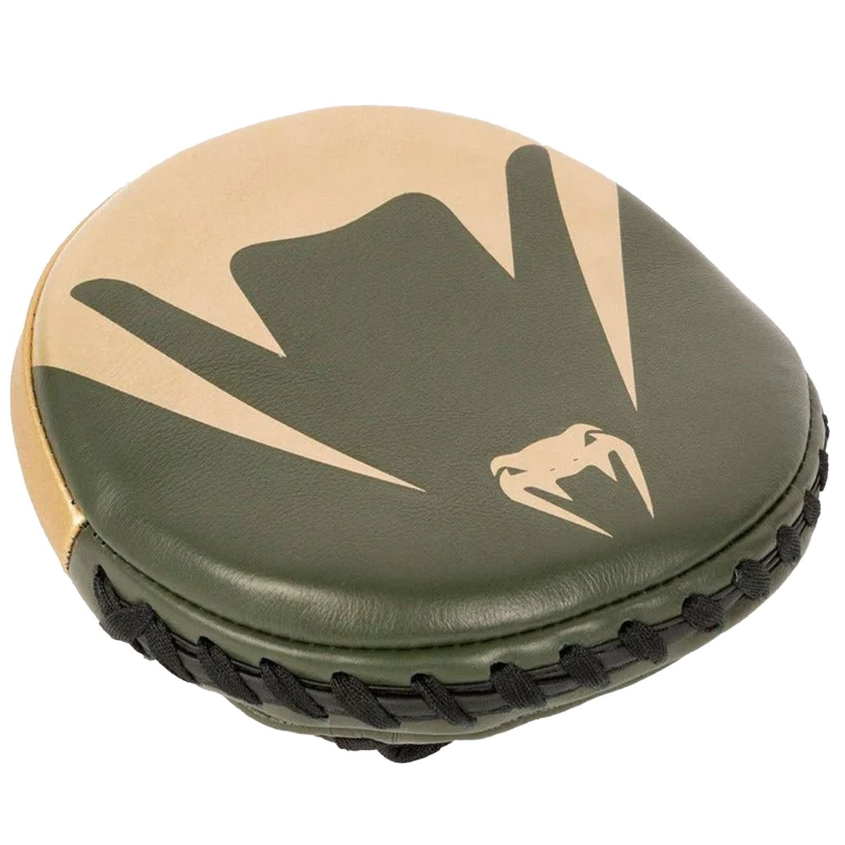 Venum Pro Boxing Mini Curved Punch Mitts - Khaki/Gold - Forza Sports