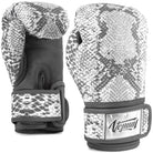 Venum Women's White Snake Hook and Loop Boxing Training Gloves - Forza Sports
