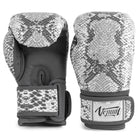 Venum Women's White Snake Hook and Loop Boxing Training Gloves - Forza Sports