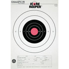 Champion Score Keeper Bullseye Paper Targets 12-Pack - Fluorescent Orange/Black Champion