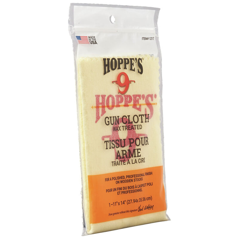 Hoppe's 11" x 14" Wax Treated Gun Cloth Hoppe's