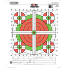 Champion Score Keeper Bullseye Targets - 100 Yd Rifle Sight-In - Orange/Green Champion