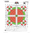 Champion Score Keeper Bullseye Paper Targets - Fluorescent Orange/Green Champion