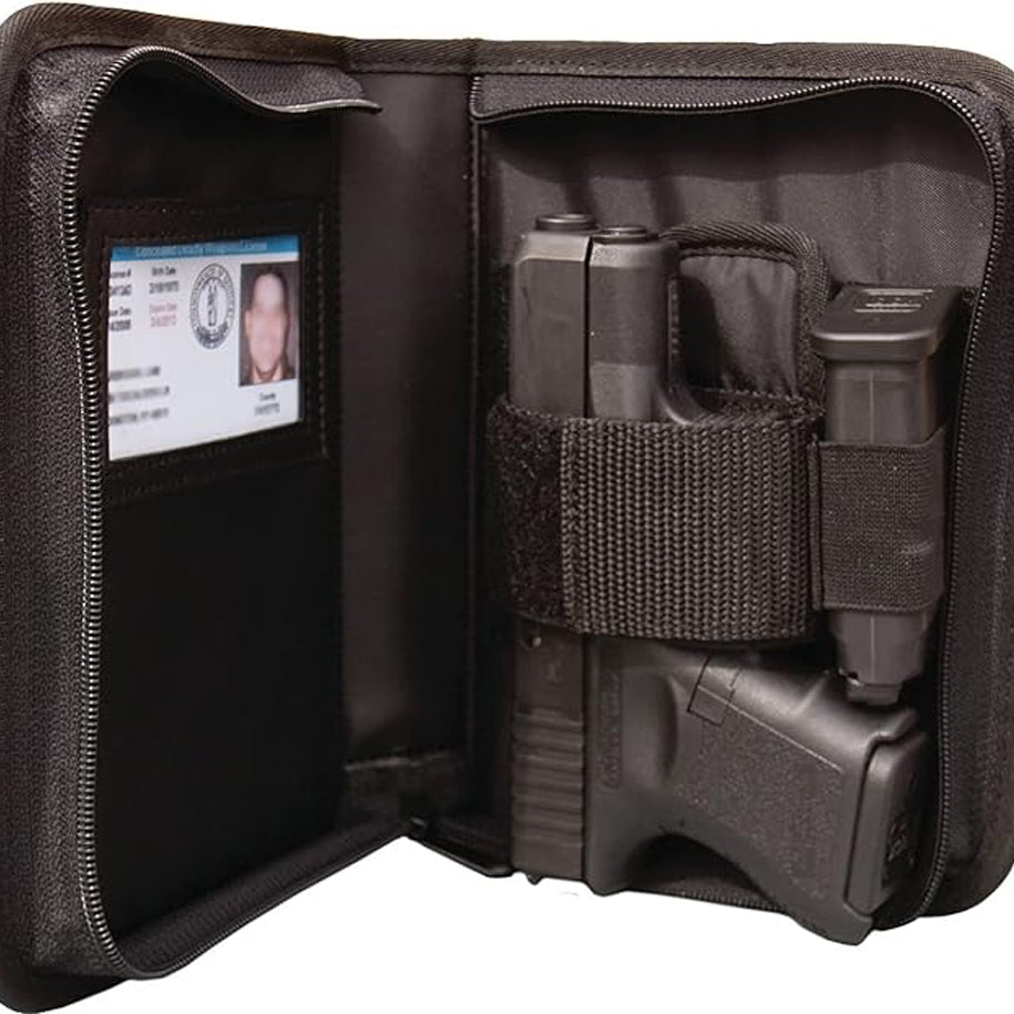 Uncle Mike's Small Notebook/Day Timer Conceal Carry Case Holster - Black Uncle Mike's
