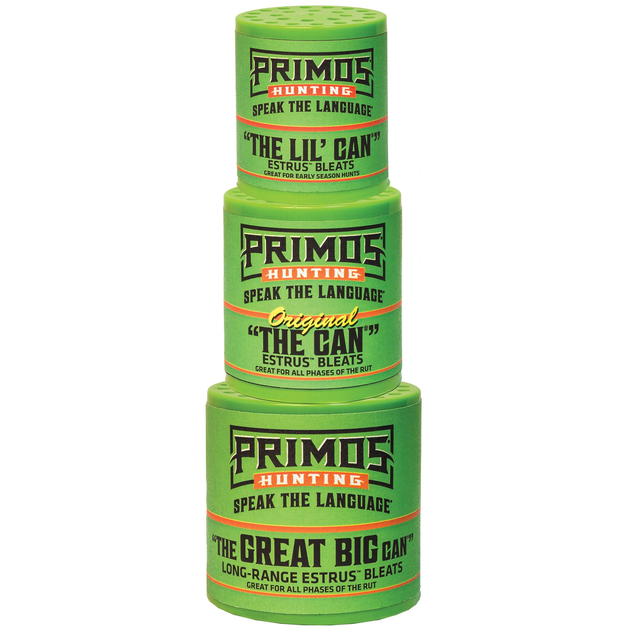 Primos Hunting The Can Family Pack (Lil' Can, Original Can, Great Big Can) Primos