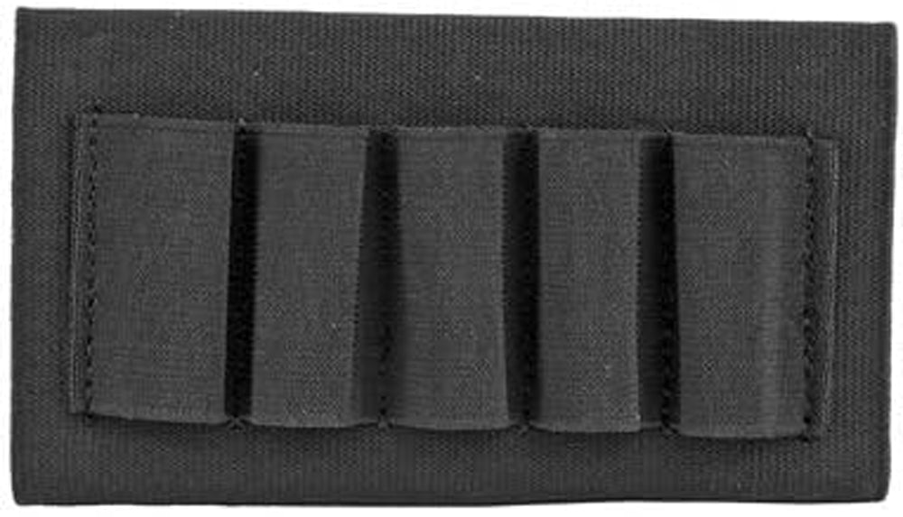 Uncle Mike's Open Style Shotgun Buttstock Shell Holder - Black - Forza Sports