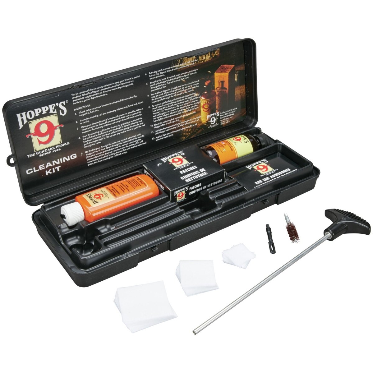 Hoppe's 38, .357, 9mm Caliber Pistol Cleaning Kit - Forza Sports