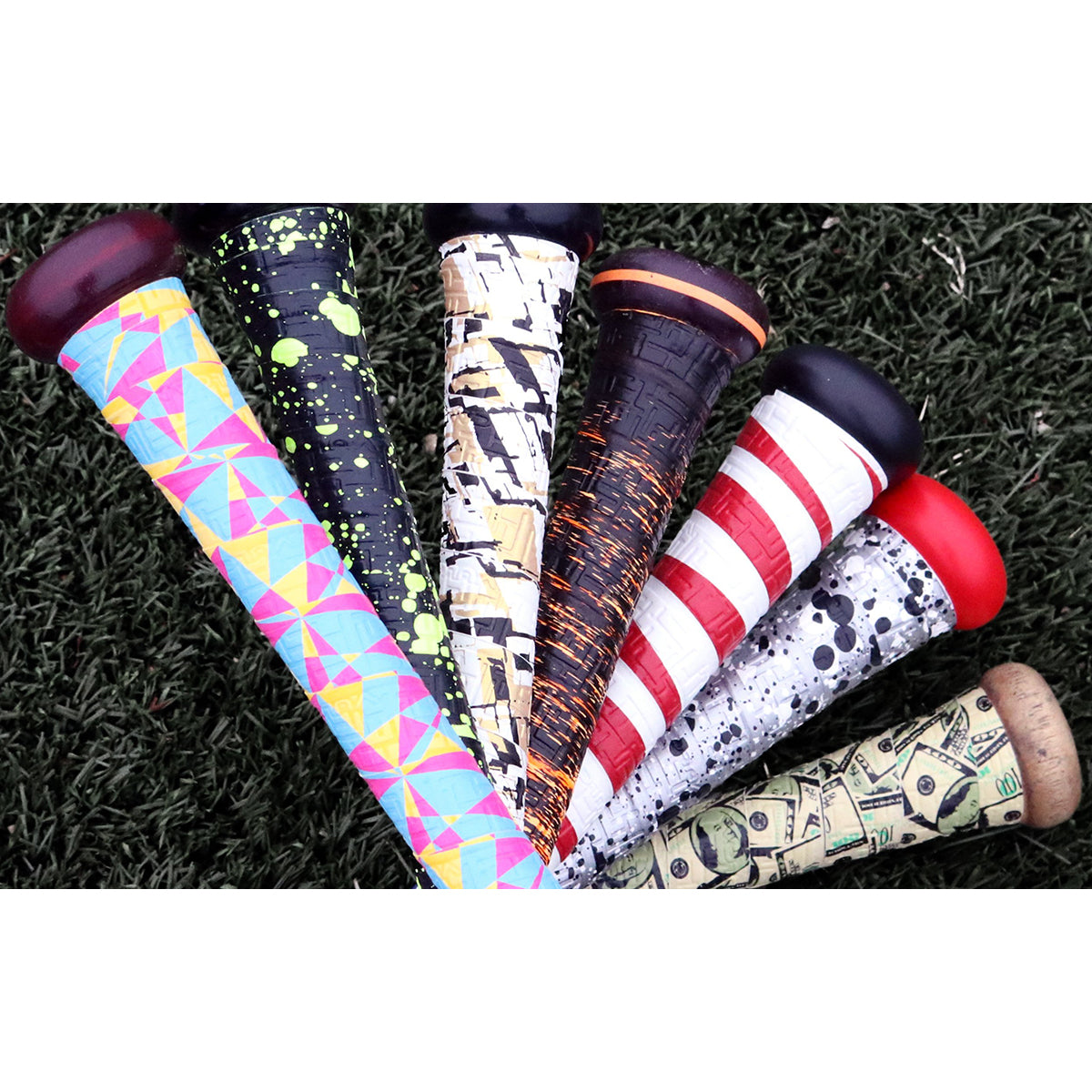 Vulcan Fade Series 0.5mm Ultralight Advanced Polymer Bat Grip Tape Wrap Vulcan