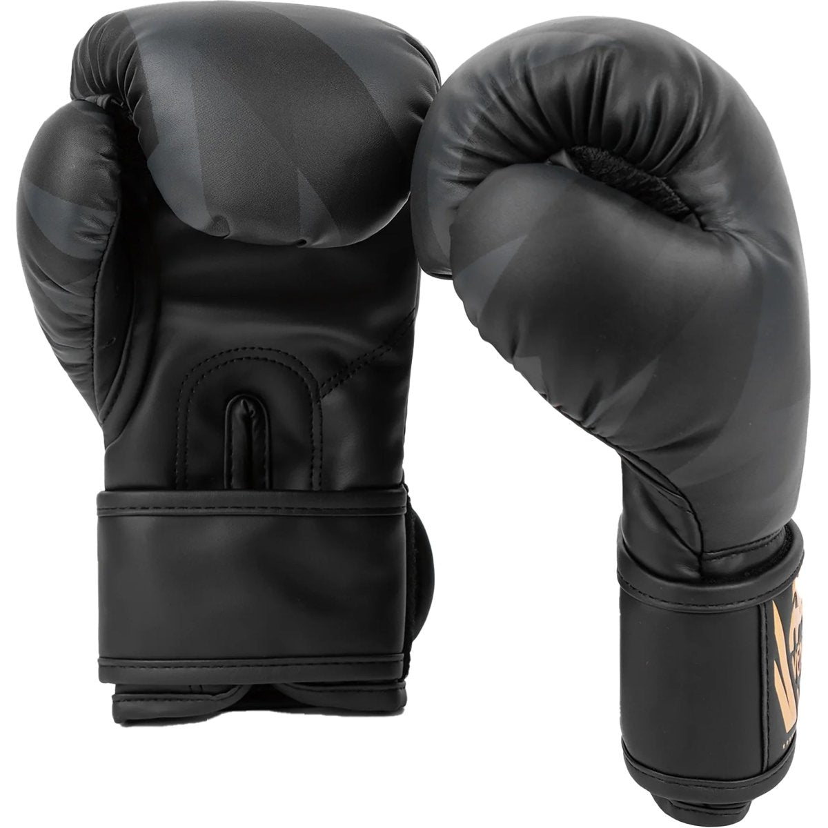 Venum Kid's Razor Hook and Loop Boxing Training Gloves - Black/Gold - Forza Sports