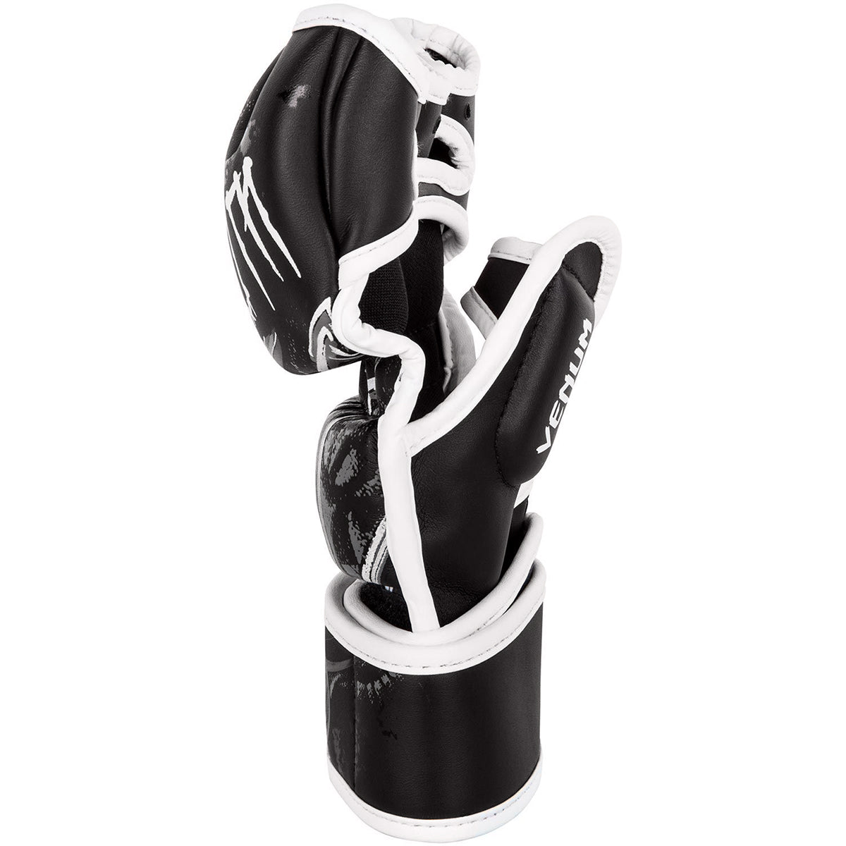 Venum Gladiator 3.0 Training MMA Gloves - Black/White - Forza Sports