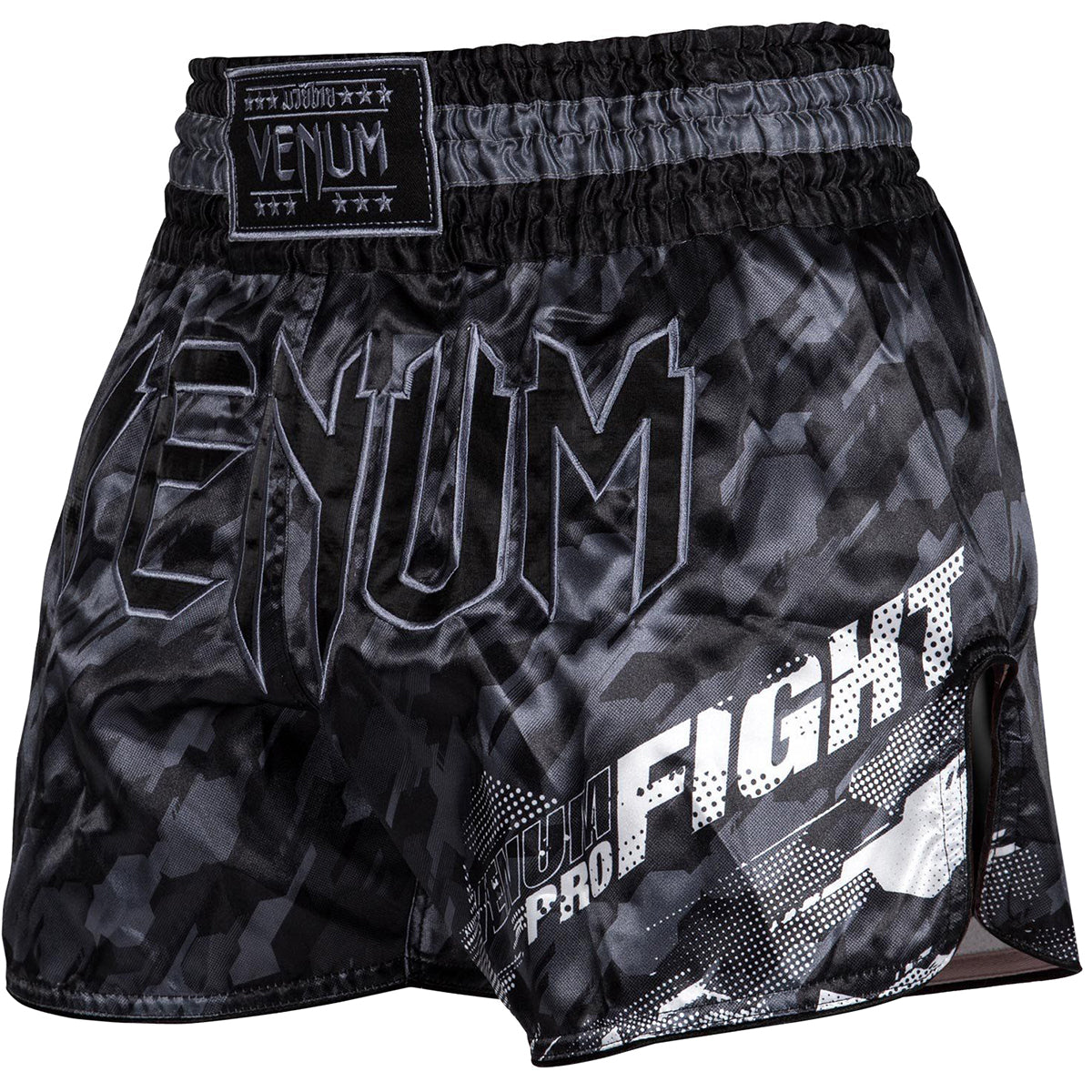 Venum Tecmo Muay Thai Shorts - Dark Gray Venum