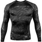 Venum Dragon's Flight Long Sleeve Compression Rashguard - Black/Black Venum