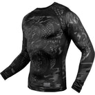 Venum Dragon's Flight Long Sleeve Compression Rashguard - Black/Black - Forza Sports