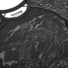 Venum Dragon's Flight Long Sleeve Compression Rashguard - Black/Black Venum