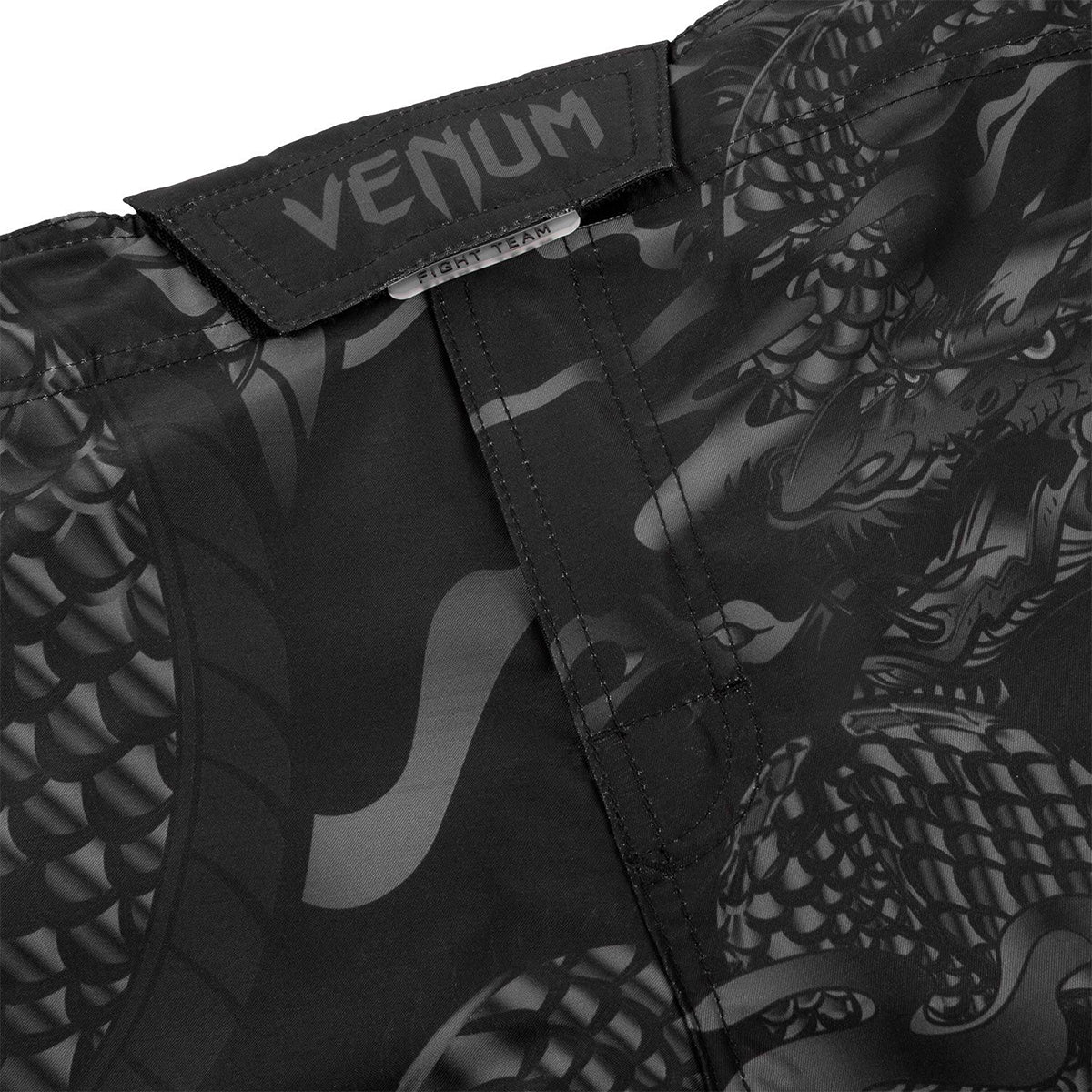 Venum Dragon's Flight MMA Fight Shorts - Black/Black Venum