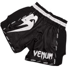 Venum Giant Lightweight Muay Thai Shorts - Black/White - Forza Sports