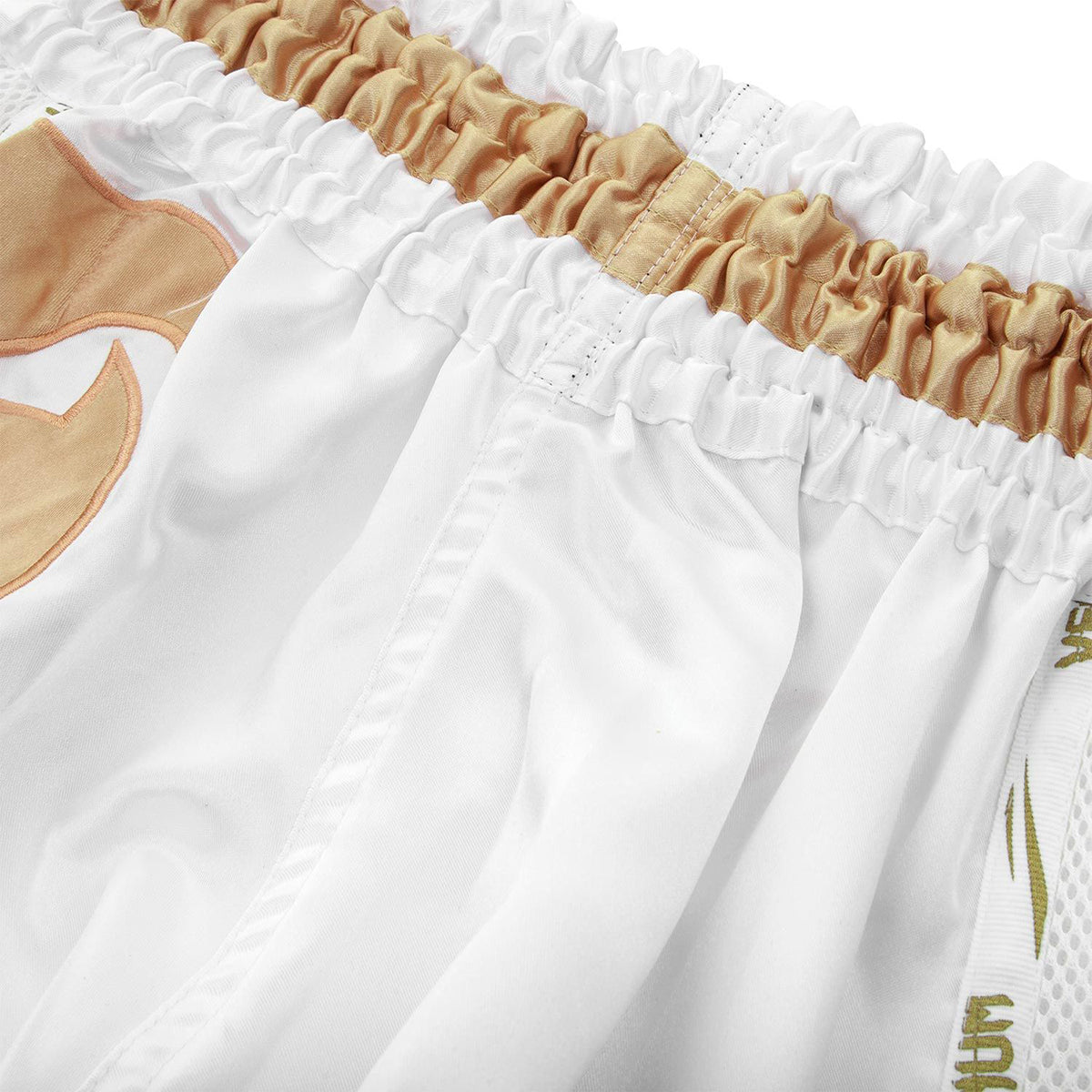 Venum Giant Muay Thai Shorts - White/Gold Venum