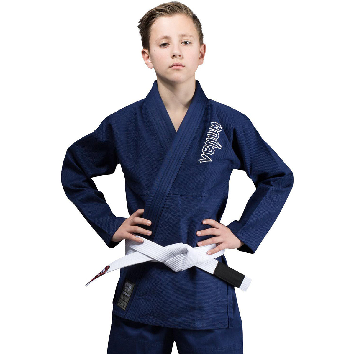 Venum Kids Contender Brazilian Jiu-Jitsu Gi - Navy Blue Venum