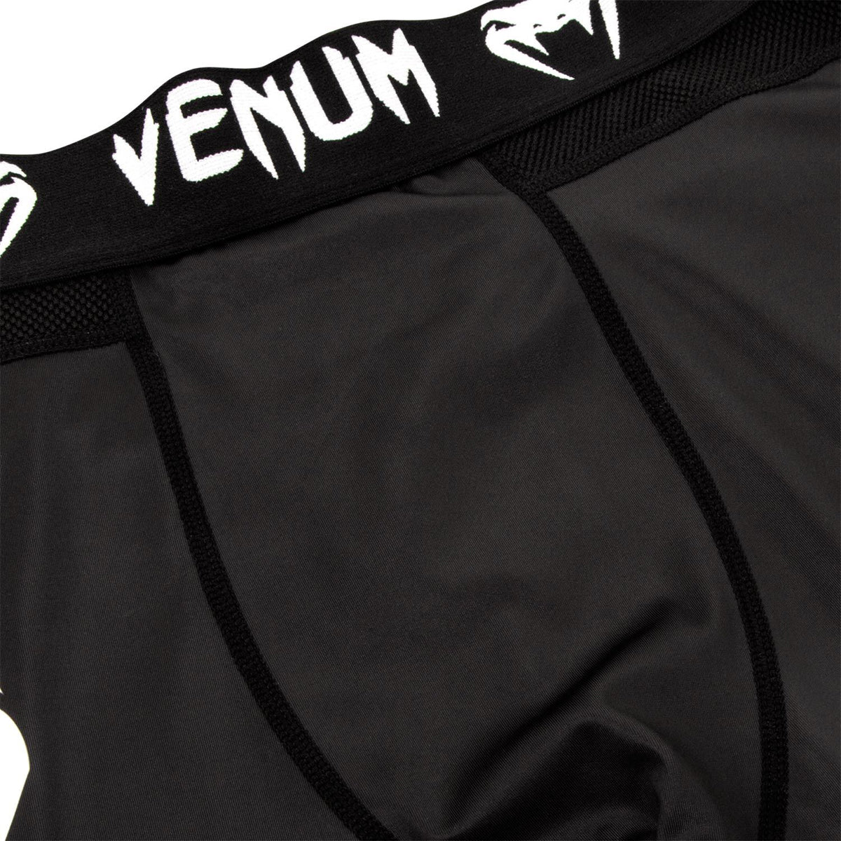 Venum Logos MMA Compression Spats - Black/White Venum