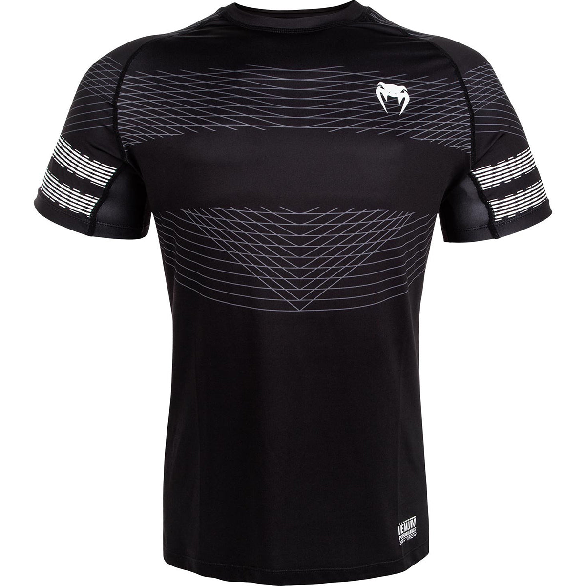 Venum Club 182 Dry Tech Crewneck T-Shirt - Black Venum