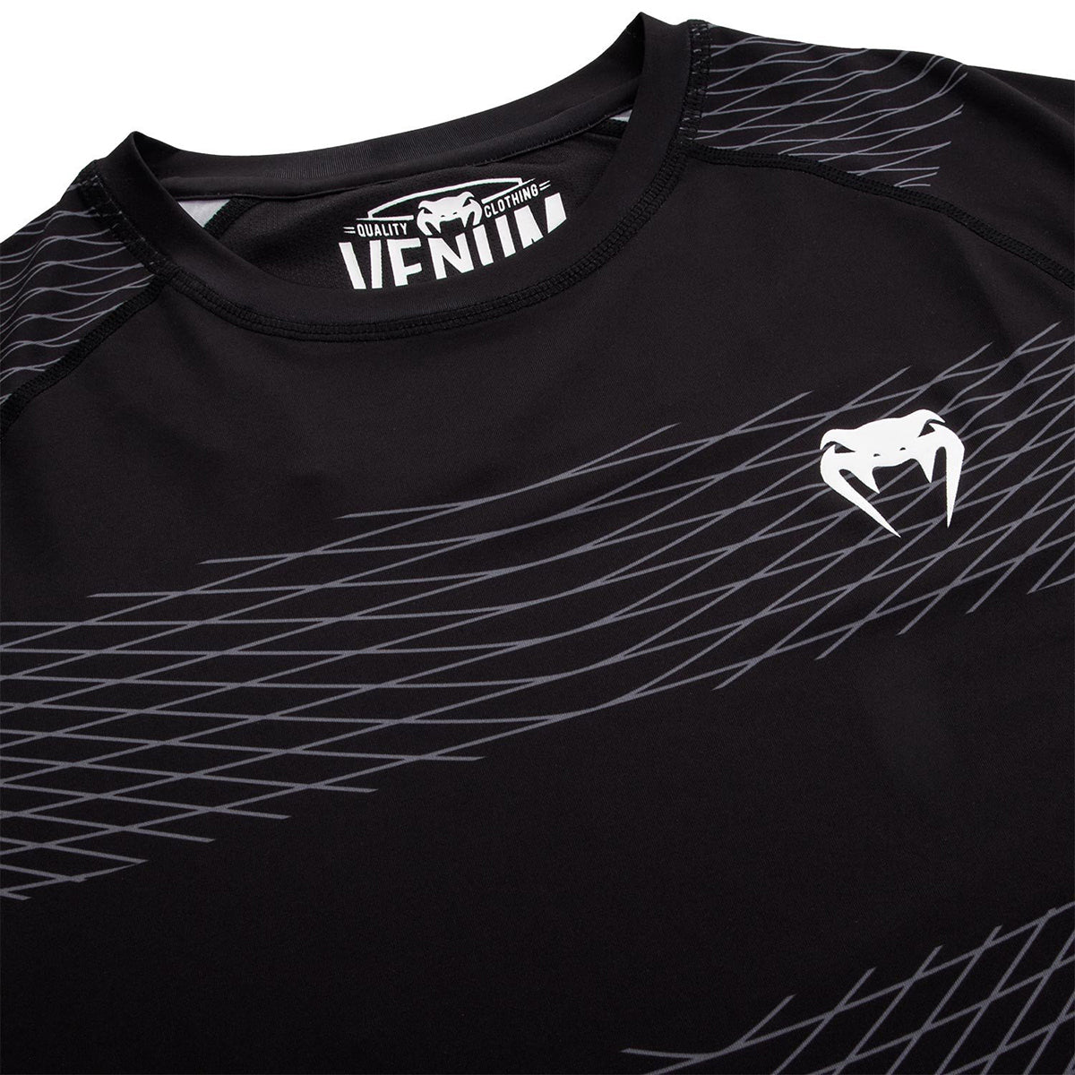 Venum Club 182 Dry Tech Crewneck T-Shirt - Black Venum