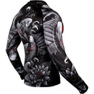 Venum Koi 2.0 Long Sleeve MMA Compression Rashguard - Black/White Venum