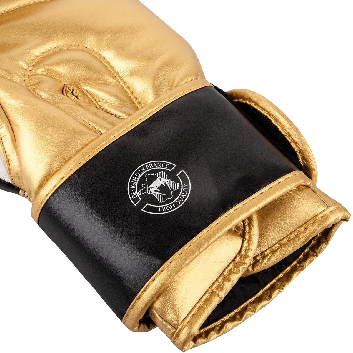 Venum Contender 2.0 Training Boxing Gloves - Black/White/Gold - Forza Sports