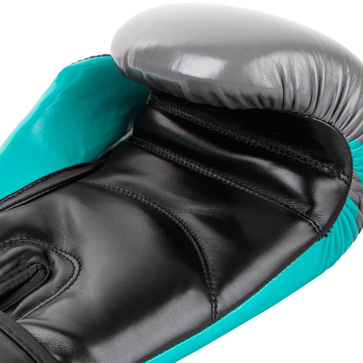 Venum Contender 2.0 Hook and Loop Training Boxing Gloves - Gray/Turquoise/Black - Forza Sports