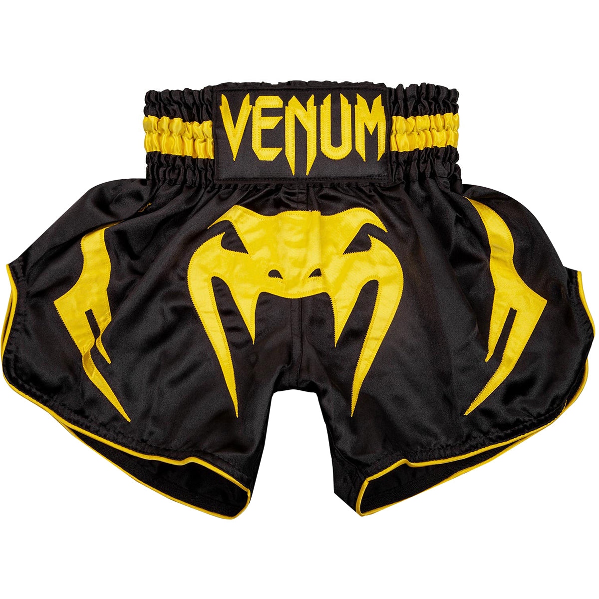 Venum Kids Bangkok Inferno Muay Thai Shorts - Black/Yellow Venum