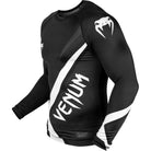 Venum Contender 4.0 Long Sleeve MMA Compression Rashguard - Black/Gray/White Venum