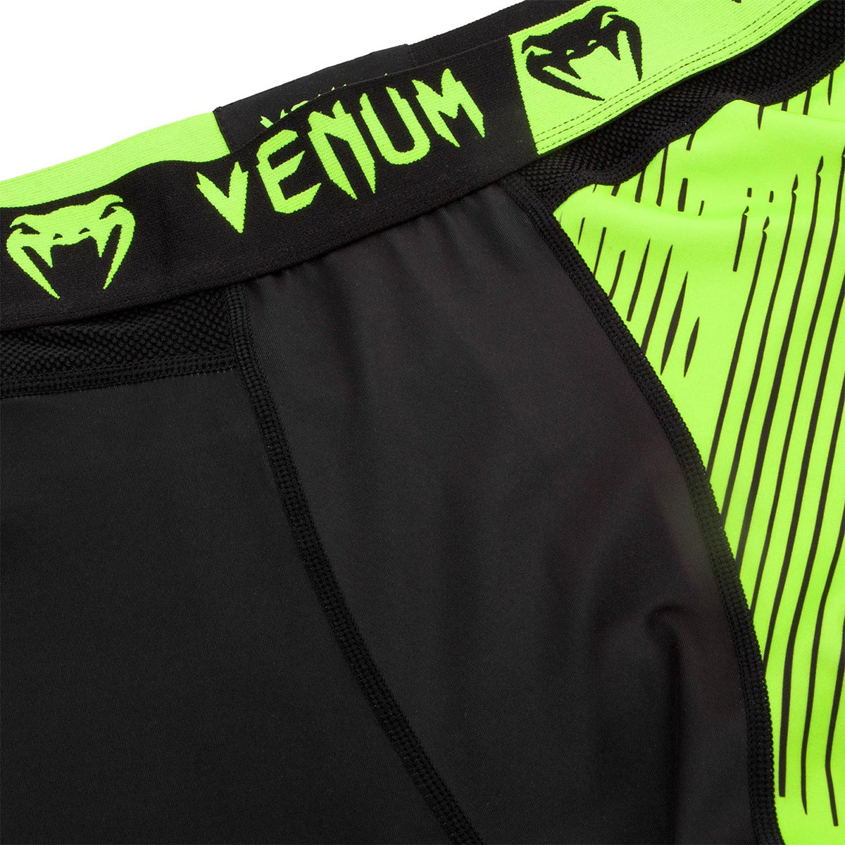 Venum Training Camp 2.0 Compression Spats - Black/Neon Yellow Venum