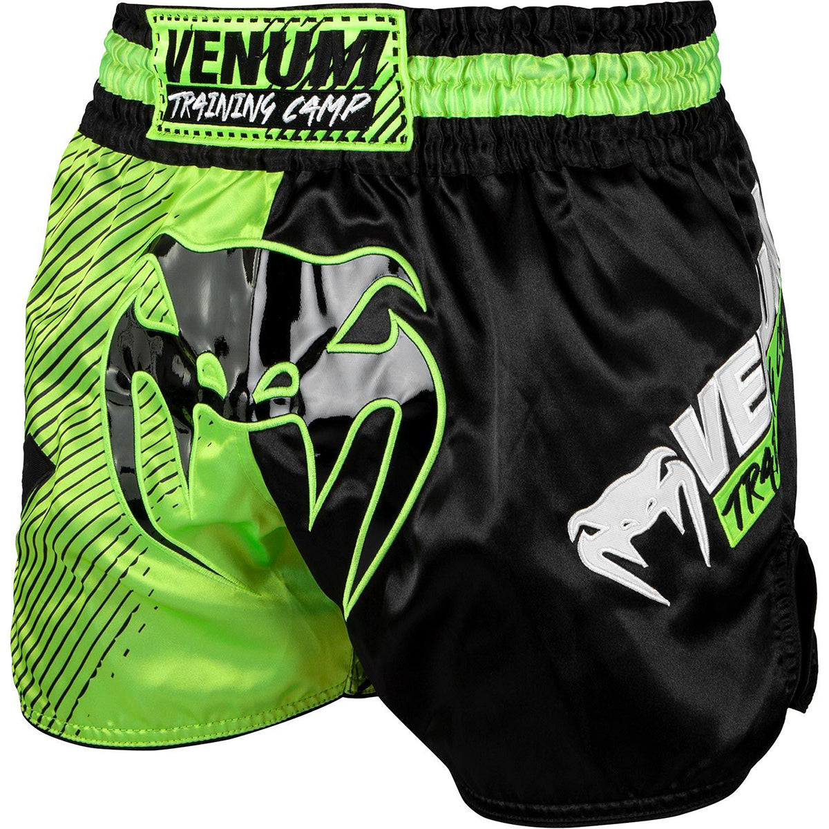 Venum Training Camp Muay Thai Shorts - Black/Neo Yellow – Forza Sports