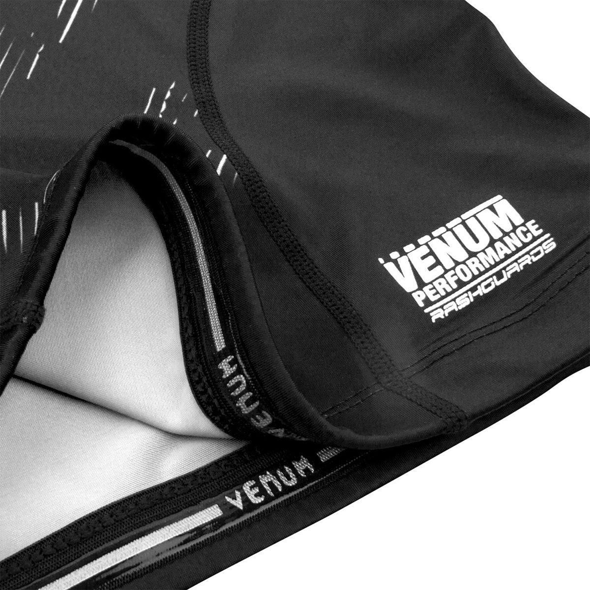 Venum No-Gi 2.0 Short Sleeve MMA Compression Rashguard - Black/White Venum