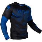 Venum No-Gi 2.0 Long Sleeve MMA Compression Rashguard - Black/Blue - Forza Sports