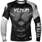 Venum No-Gi 2.0 Long Sleeve MMA Compression Rashguard - Black/White - Forza Sports