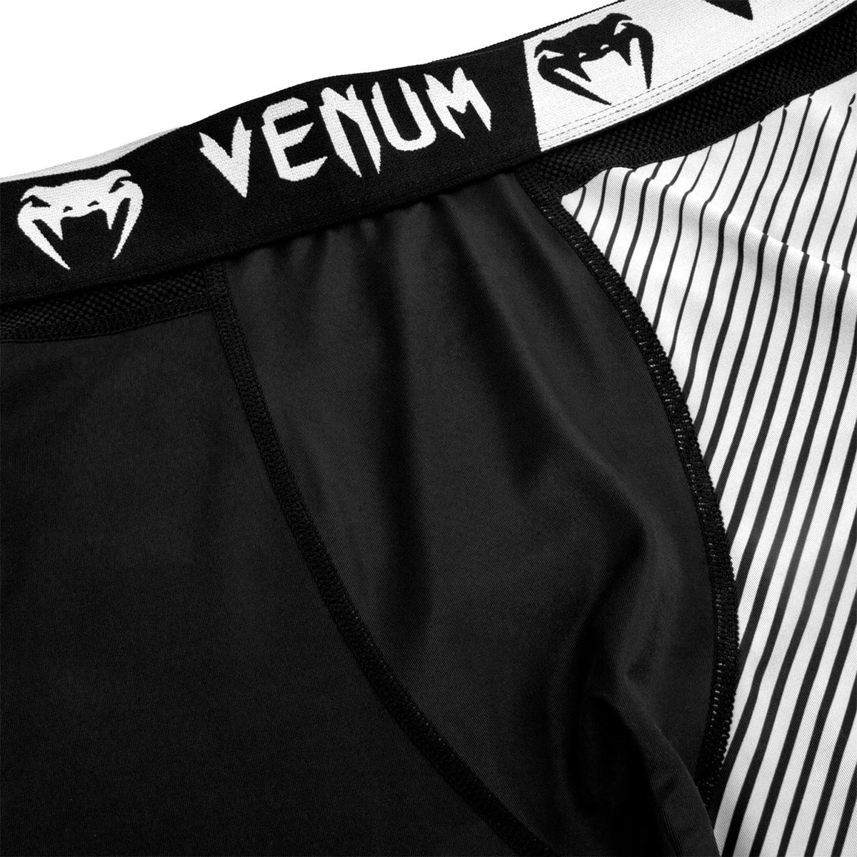 Venum No-Gi 2.0 MMA Compression Spats - Black/White Venum