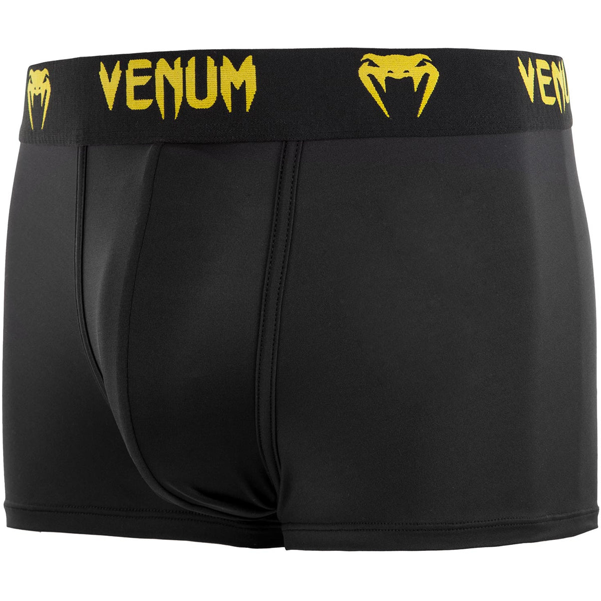Venum Classic Boxer Shorts - Black/Yellow Venum