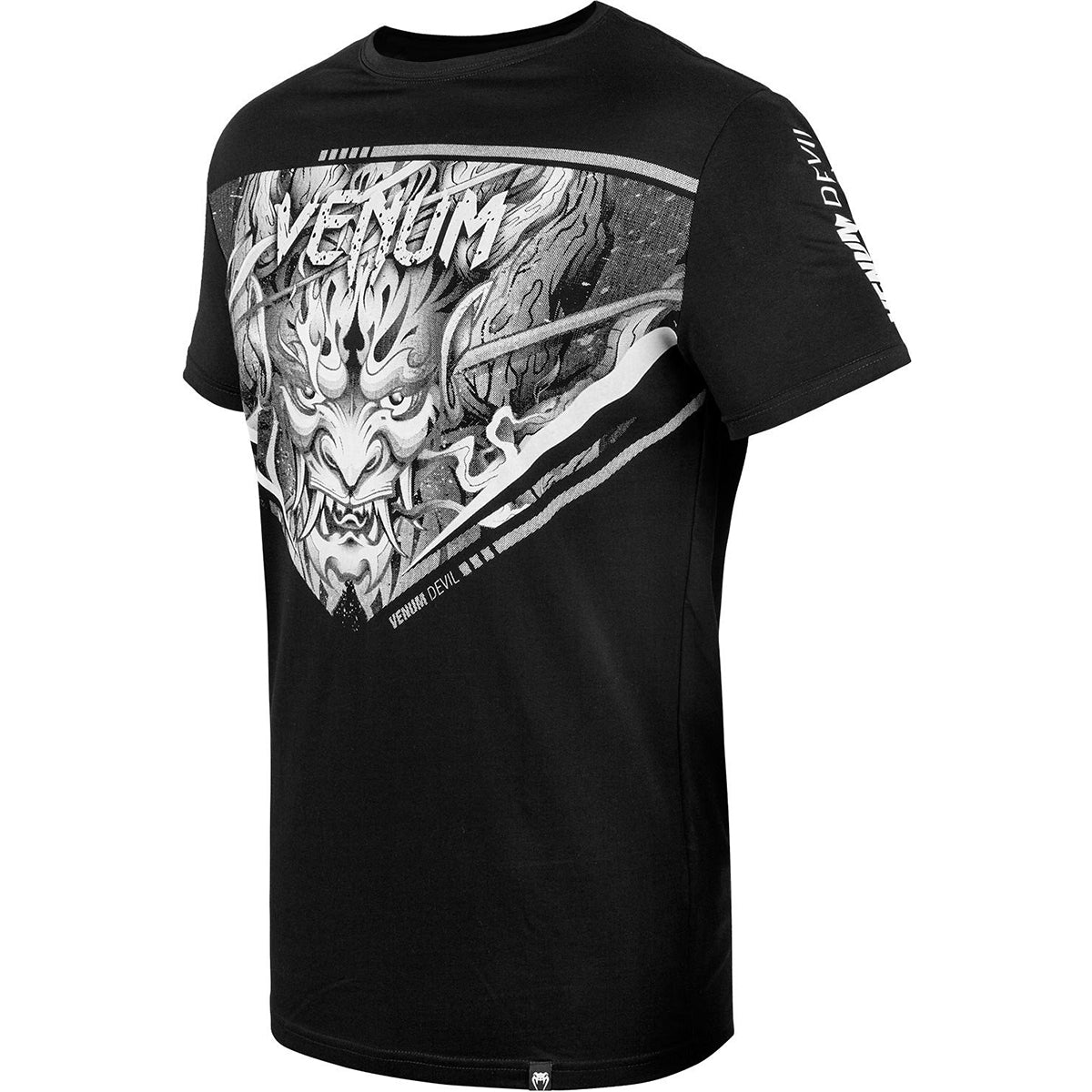 Venum Devil Crewneck T-Shirt - White/Black Venum