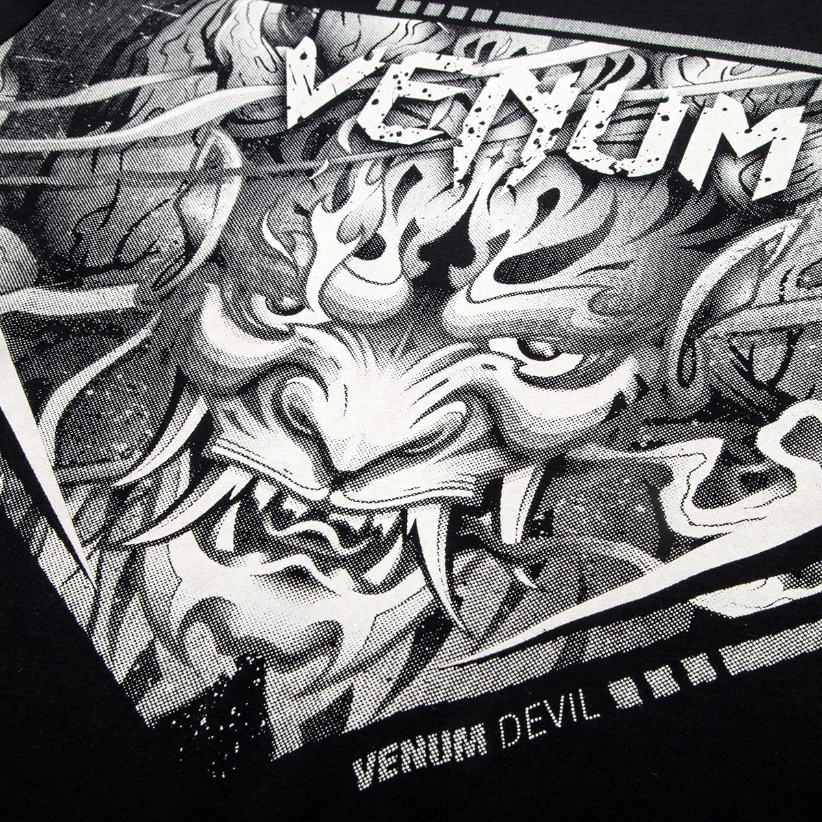 Venum Devil Crewneck T-Shirt - White/Black Venum