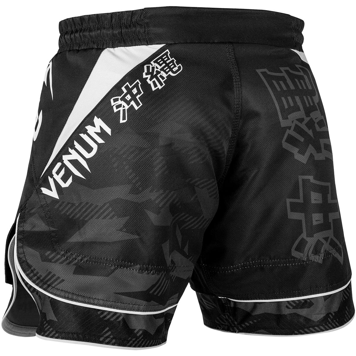 Venum Okinawa 2.0 MMA Fight Shorts - Black/White Venum